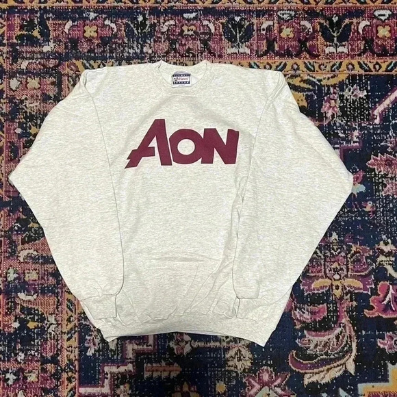 Aon Sweatshirt Printed on Hanes Cotton Printpro 

Size XL - Picture 1 of 1